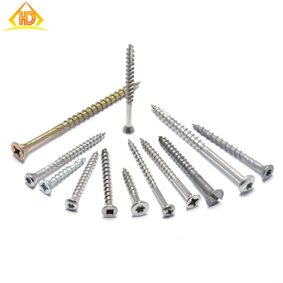 Hand Industrial Anti Rust SS304 SS316 A2 A4 Stainless Steel Bugle Head Pozidriv Deck Screws of Wood