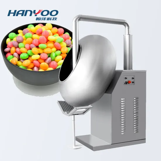 Hanyoo Byc Series Tablet Coating Equipment Pharmaceutical Machinery Chocolate Peanuts Tablet Sugar Film Coating Machine 