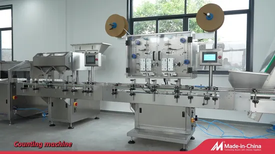 Pharmaceutical Packaging Equipmen Automatic Tablet Capsule Candy Sugar Counting Filling Line Bottle Desiccant Labeling Machine Bottling Production Line 
