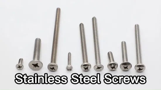 GB819 304 316 Stainless Steel Philip M7 Countersunk Head Screw