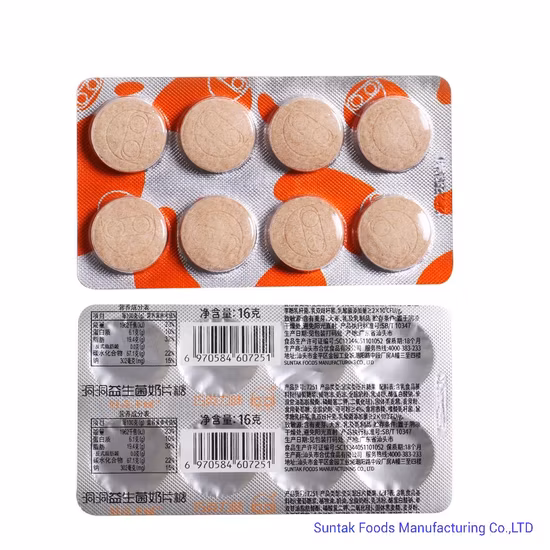 Milk Tablet Candy Chocolate Flavor Milk Cube Candy Sweets Confectionery Snacks